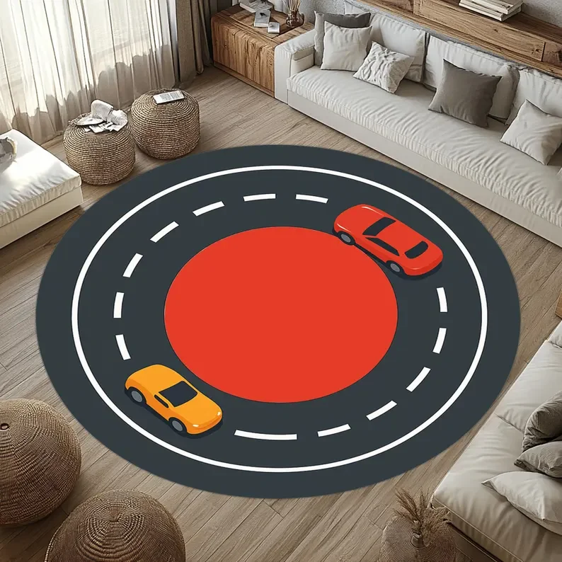Kids Toys In Wholesale - Kids Race Track Rug Round Toy