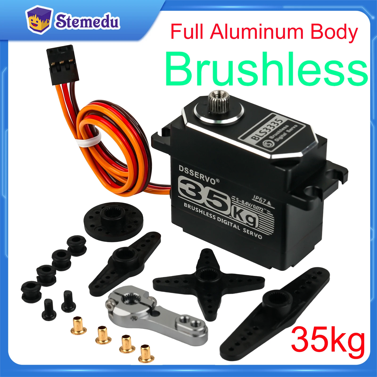 Kids Toys Remote Car - 35KG BLS3335 Digital Servo Motor High