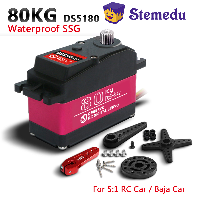 Kids Toys Remote Car - Dsservo Waterproof DS5180 80KG High Speed