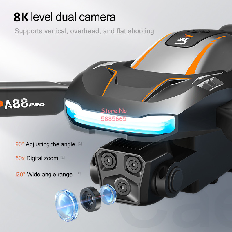 8K Aerial Photography Optical  - Kids Toys Drone ulasan dan harga