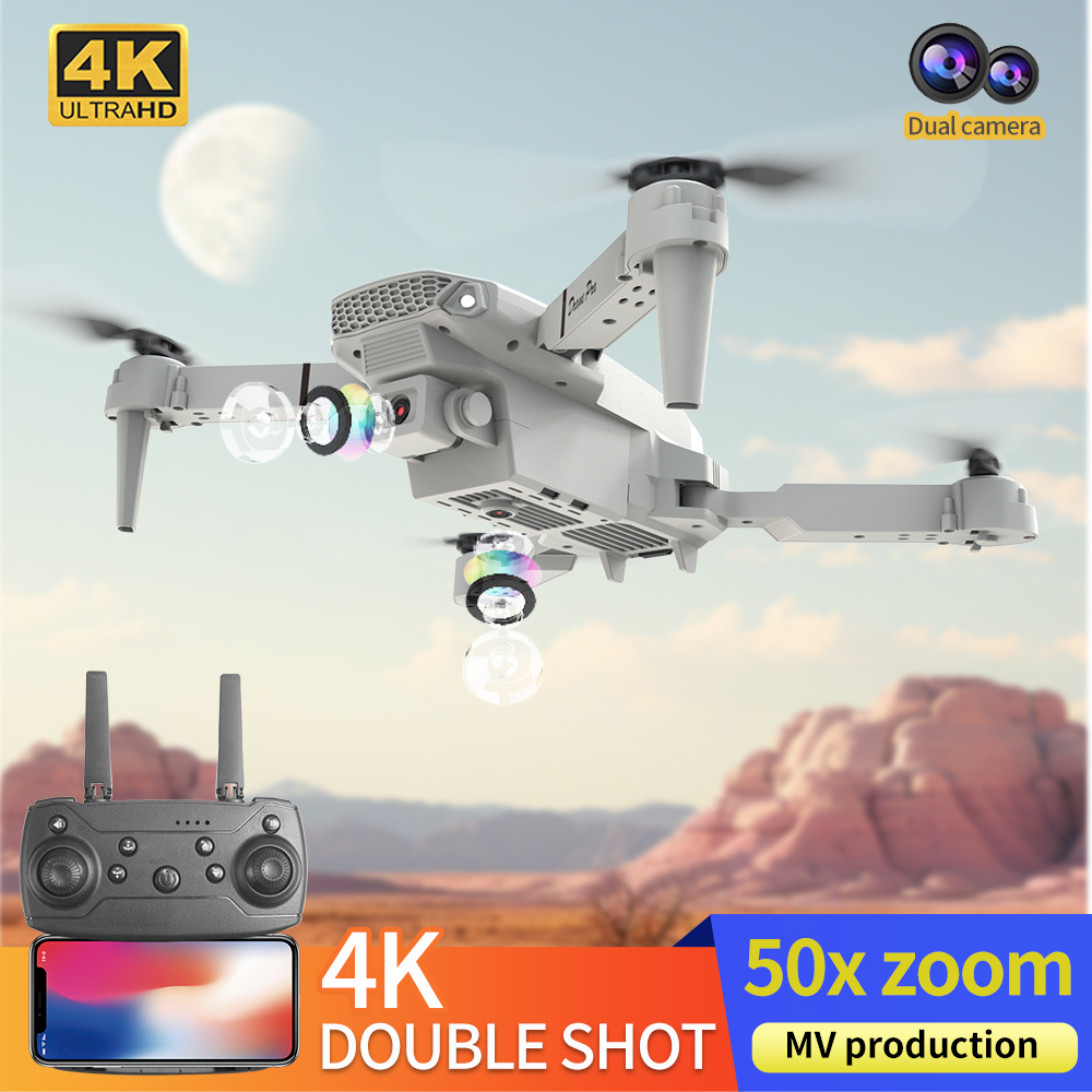 2026 NEW E88 Professional HD 4 - Kids Toys Drone ulasan dan harga
