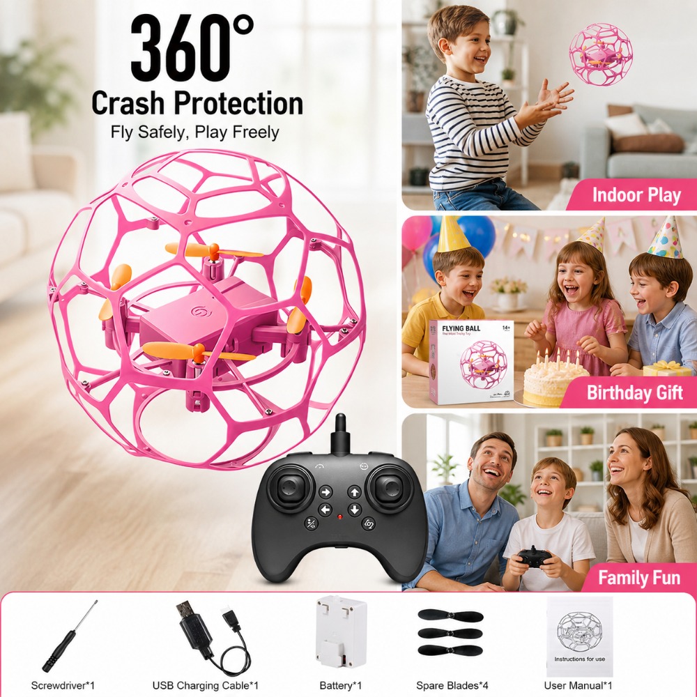 Football Shape RC Drone Quadco - Kids Toys Under 100 ulasan dan harga