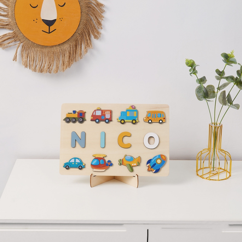 Montessori Personalised Wooden - Kids Toys Names ulasan dan harga