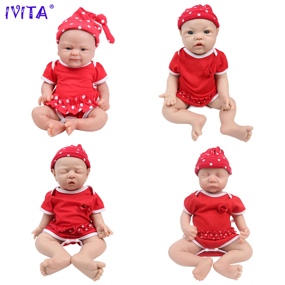 IVITA 100% Silicone Reborn Bab - Kids Toys Under 100 ulasan dan harga