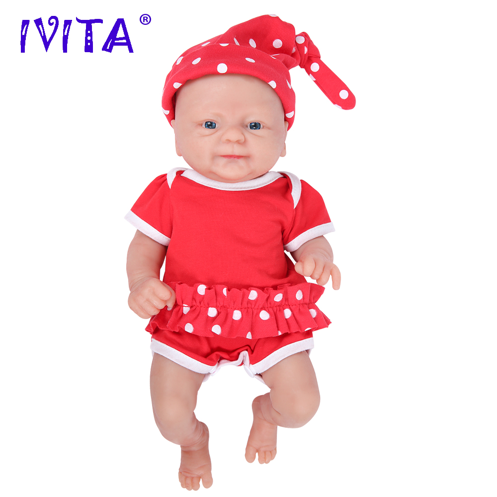 IVITA 100% Silicone Reborn Bab - Kids Toys Under 100 ulasan dan harga