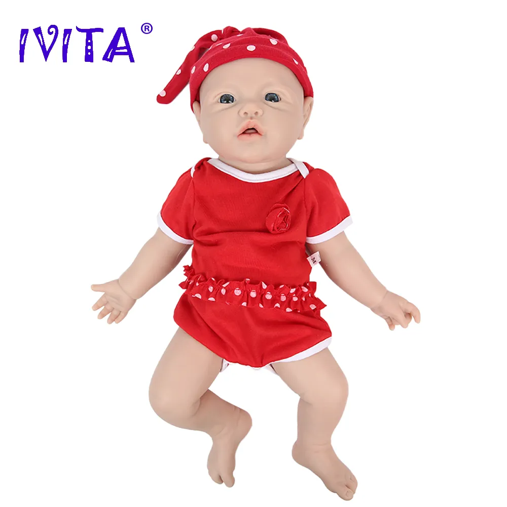 IVITA 100% Silicone Reborn Bab - Kids Toys Under 100 ulasan dan harga