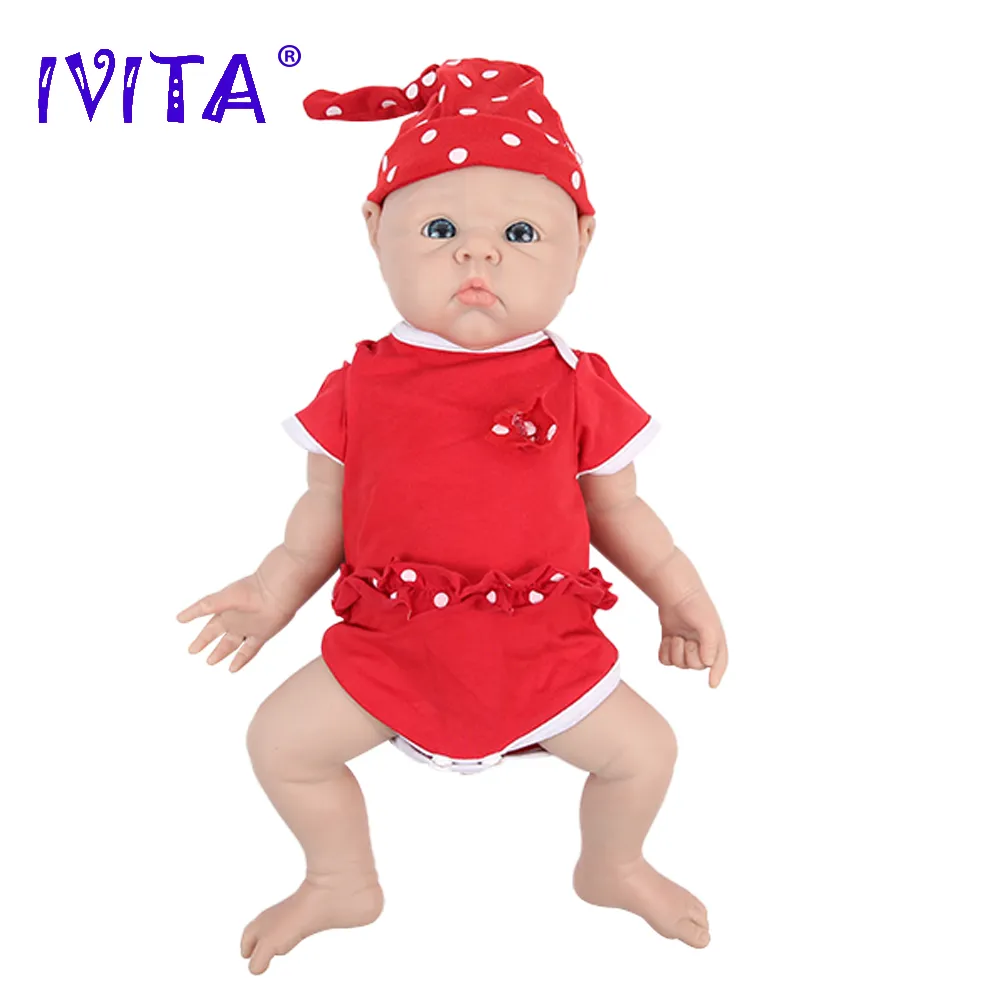 IVITA 100% Silicone Reborn Bab - Kids Toys Under 100 ulasan dan harga