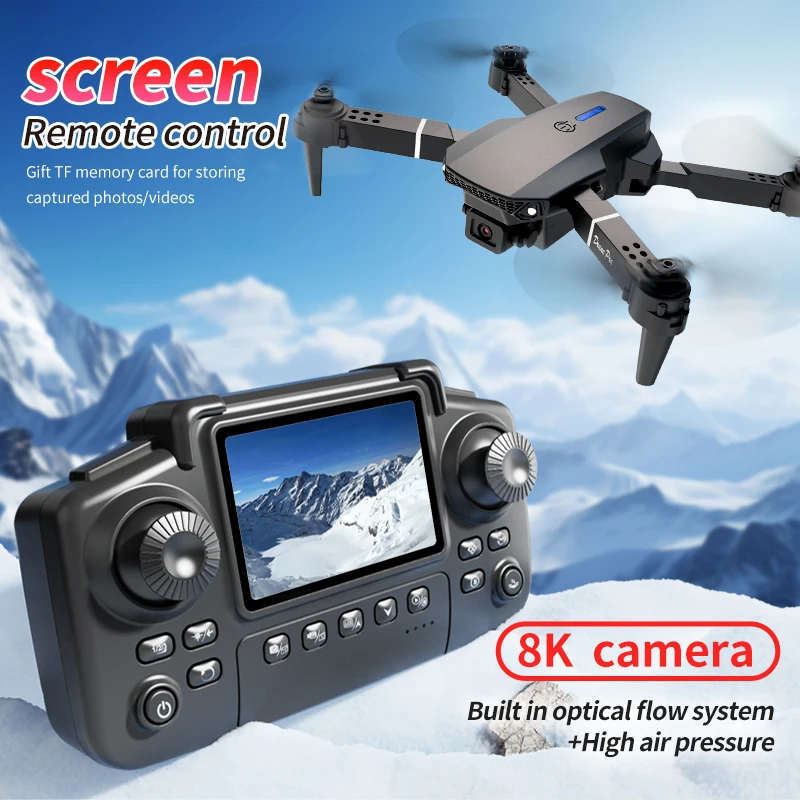 Professional E88 PRO Drone wit - Kids Toys Drone ulasan dan harga
