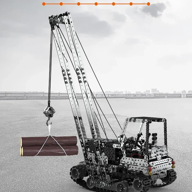 DIY Metal RC Crane Electric Ho - Kids Toys Remote Car ulasan dan harga
