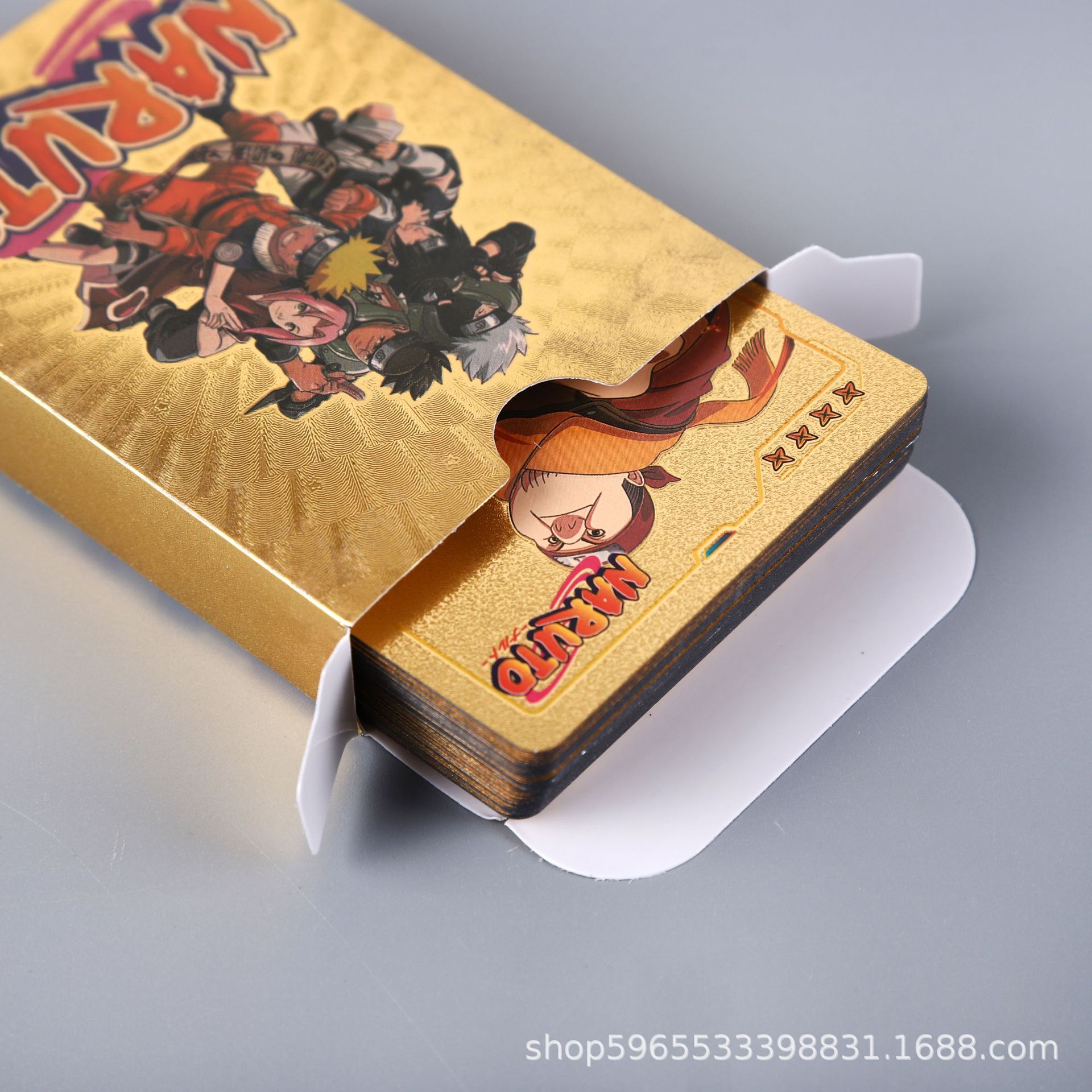 55pcs Naruto Card Gold English - Kids Toys Usa ulasan dan harga