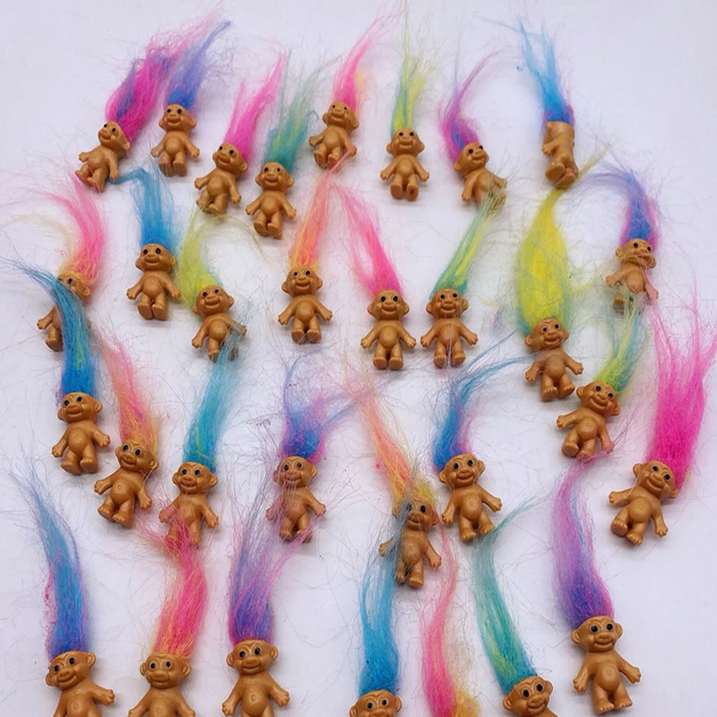 5/10pcs Mini Long Hair Clown D - Kids Toys Under £5 ulasan dan harga