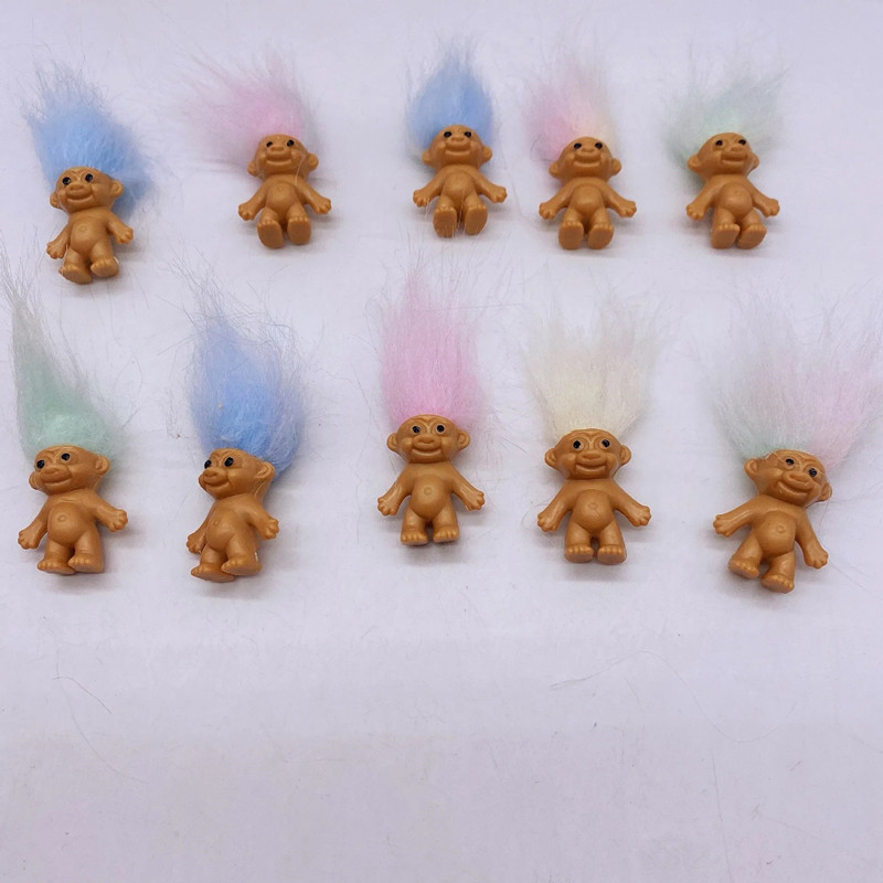 5/10pcs Mini Long Hair Clown D - Kids Toys Under £5 ulasan dan harga