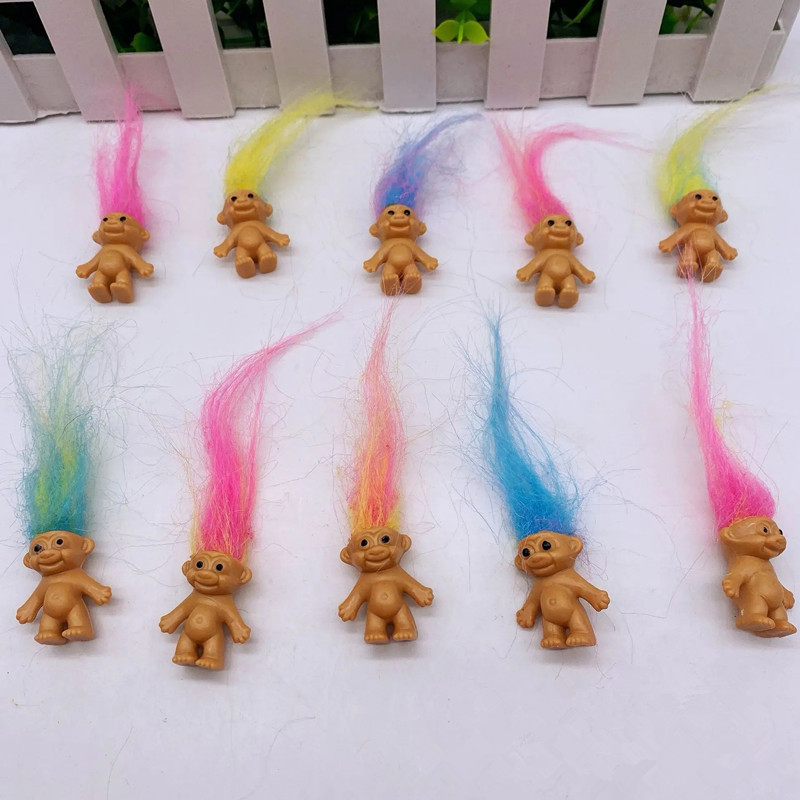 5/10pcs Mini Long Hair Clown D - Kids Toys Under £5 ulasan dan harga