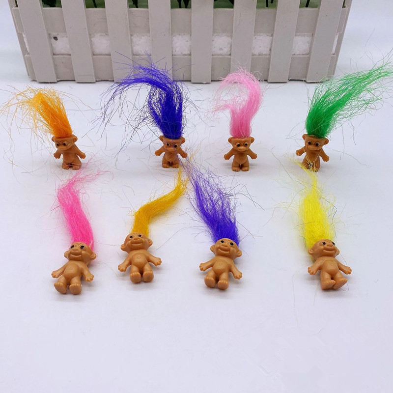 5/10pcs Mini Long Hair Clown D - Kids Toys Under £5 ulasan dan harga