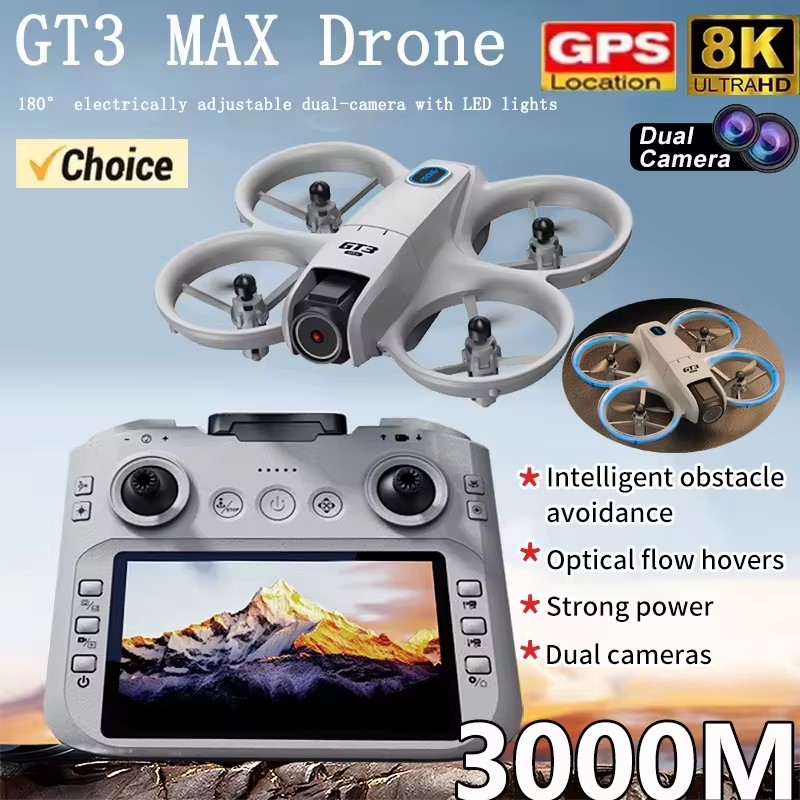 2026 GT3Max HD 8K RC Drone wit - Kids Toys Drone ulasan dan harga