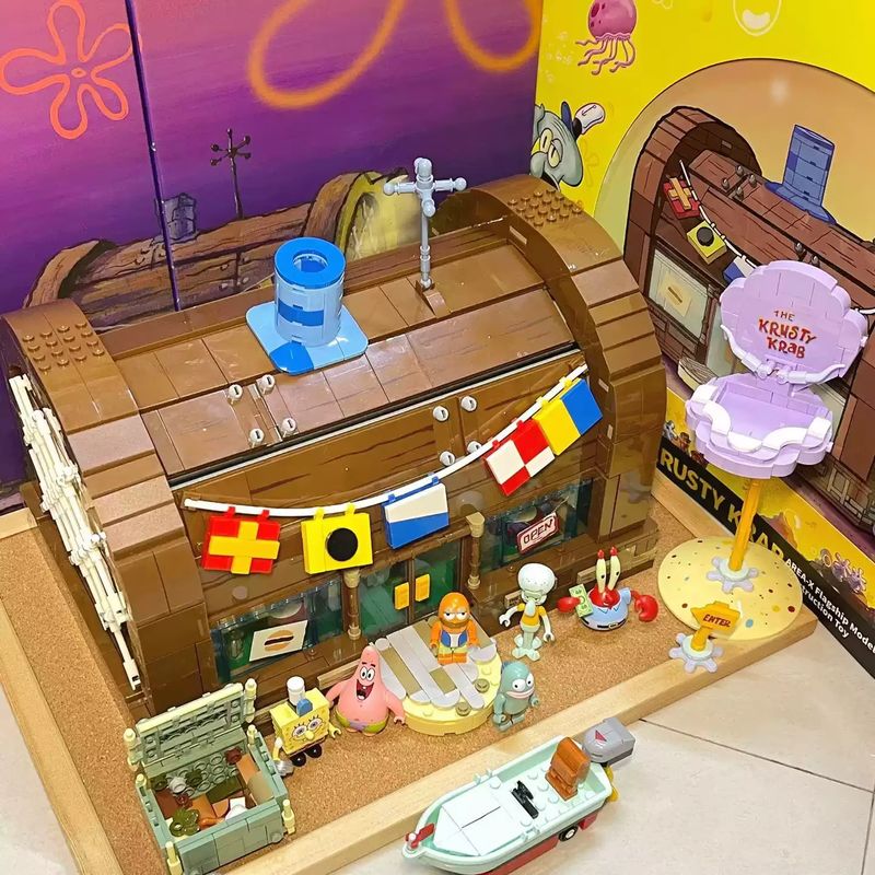 SpongeBob Krusty Krab Area-X B - Kids Xbox Toys ulasan dan harga