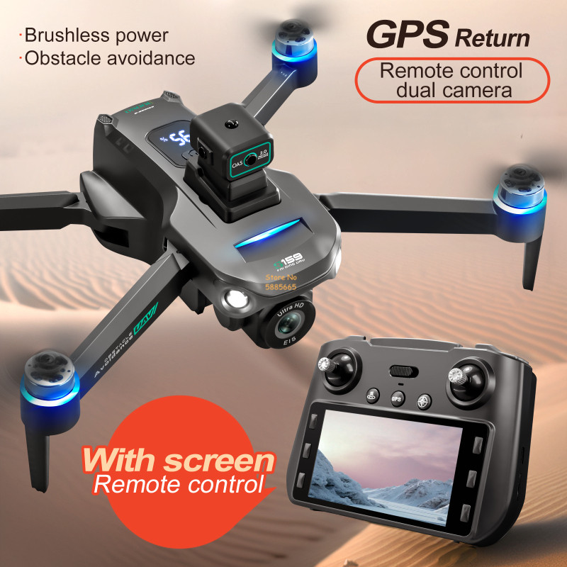 8K Dual Camera 5G WIFI FPV Rem - Kids Toys Drone ulasan dan harga