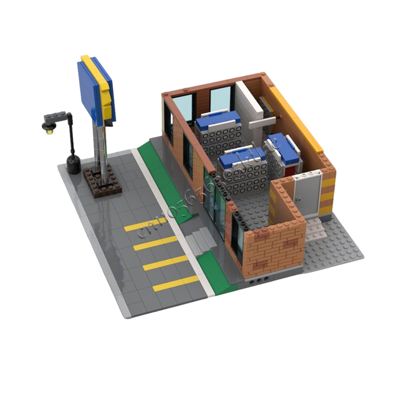 717PCS MOC City Street Views M - Kids Toys Rental ulasan dan harga