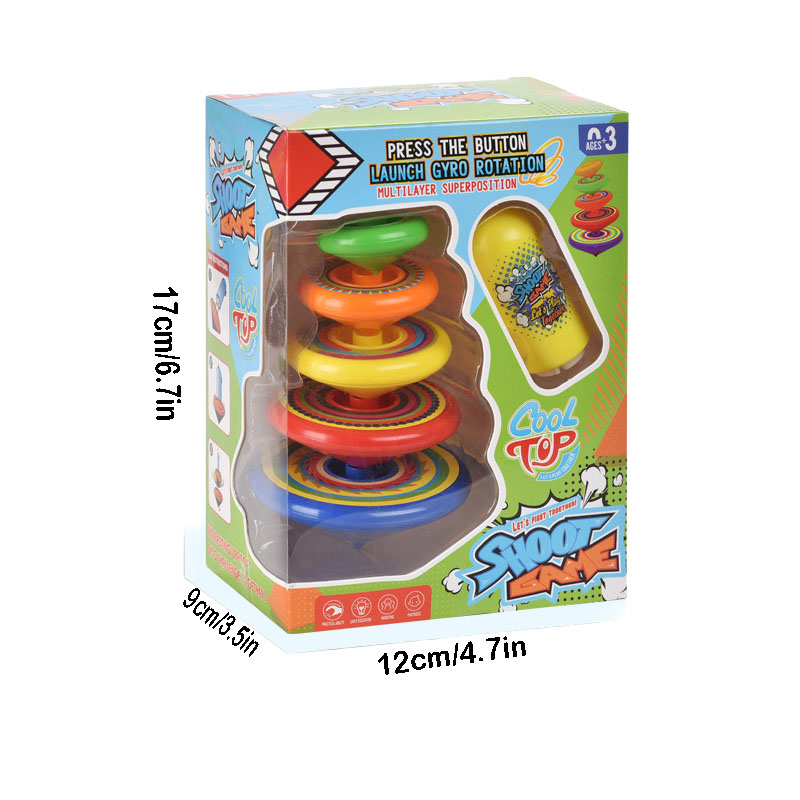 Stacking Spinning Top Toy For  - Kids Toys Under £5 ulasan dan harga