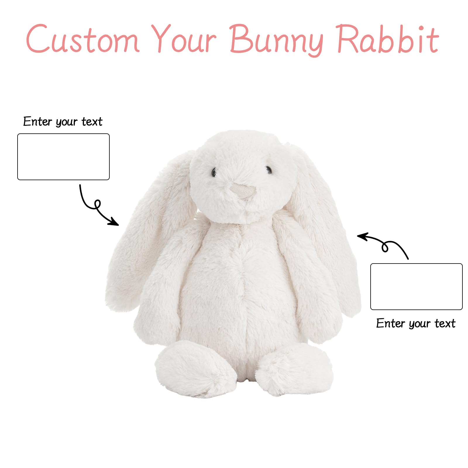 Embroidered Plush Bunny toys P - Kids Toys Names ulasan dan harga