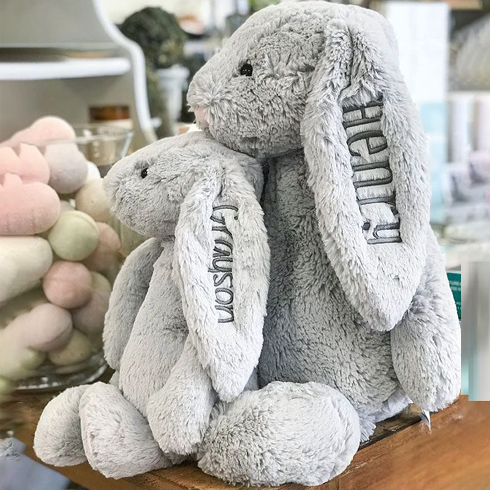 Embroidered Plush Bunny toys P - Kids Toys Names ulasan dan harga