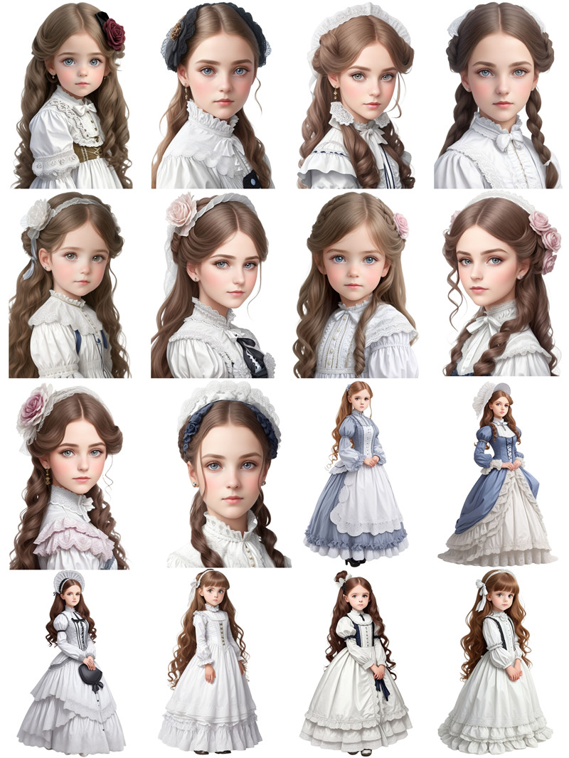 Victoria Little Girl Stickers  - Kids Toys Victoria ulasan dan harga