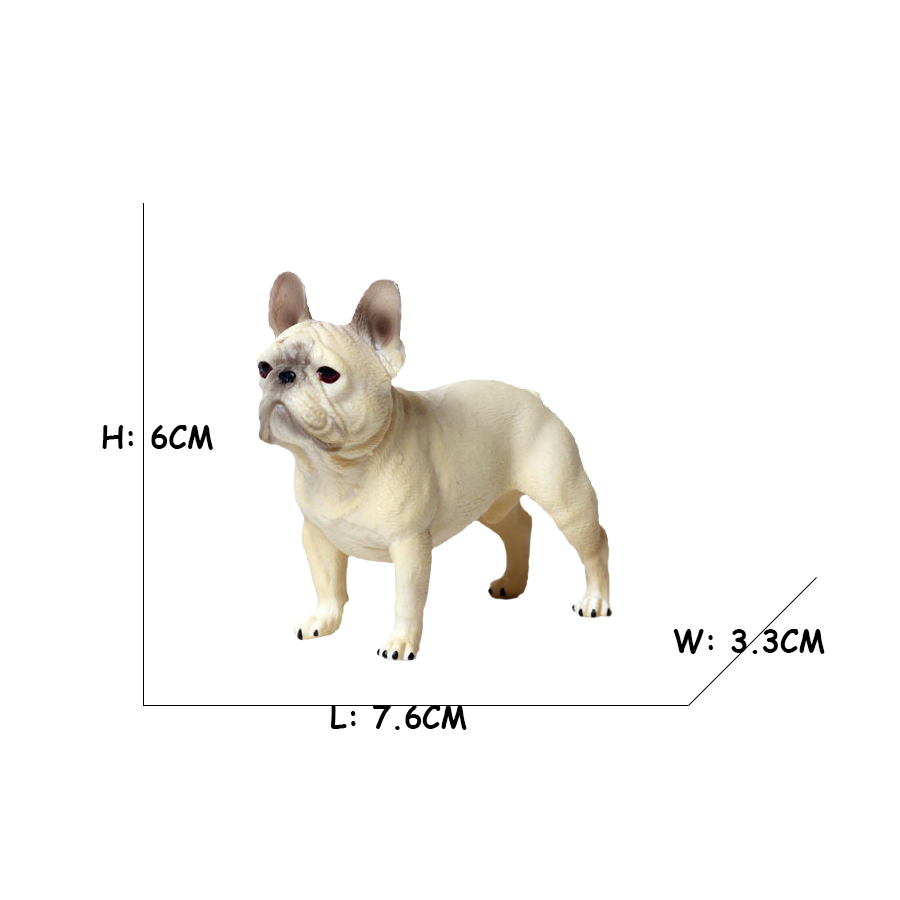 Dog figures Boston terrier Poo - Kids Toys Under 100 ulasan dan harga