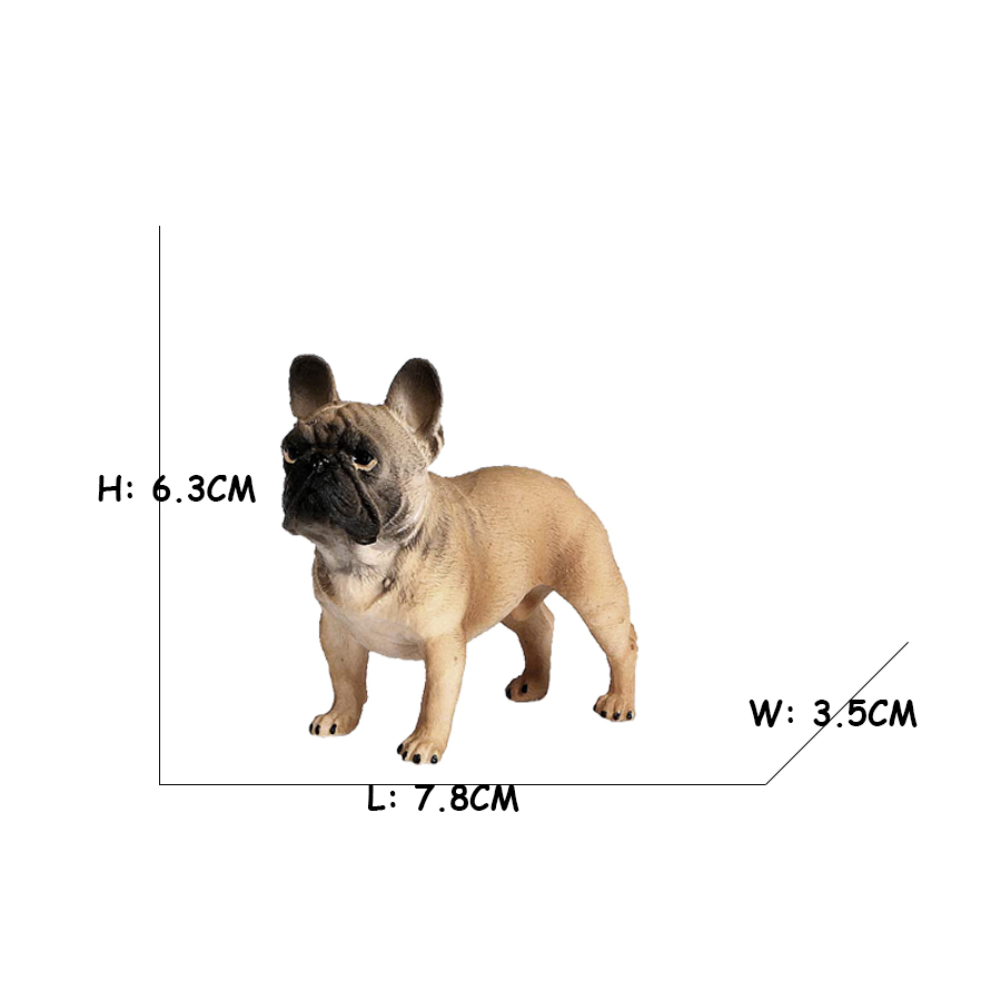 Dog figures Boston terrier Poo - Kids Toys Under 100 ulasan dan harga