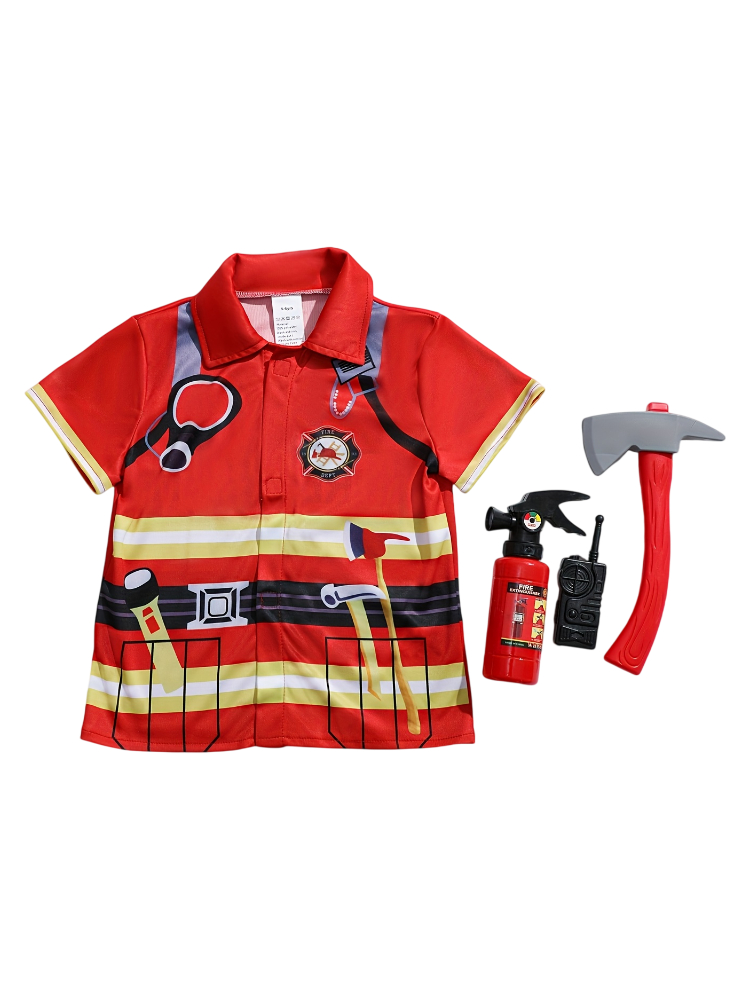 Kids Firefighter Style Shirt w - Kids Toys Usa ulasan dan harga