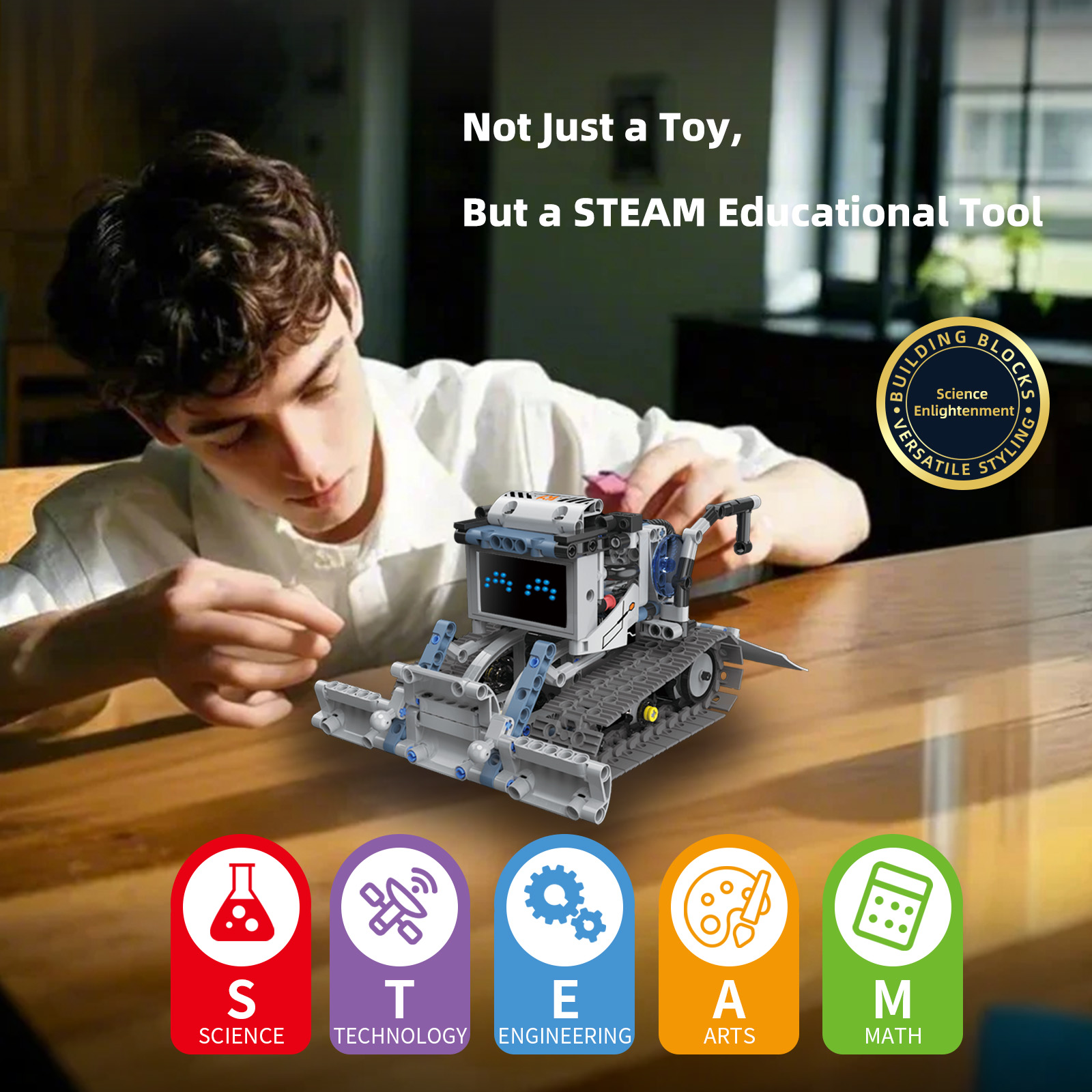 5 in 1  Robot Building Kit, ST - Kids Toys Under £5 ulasan dan harga