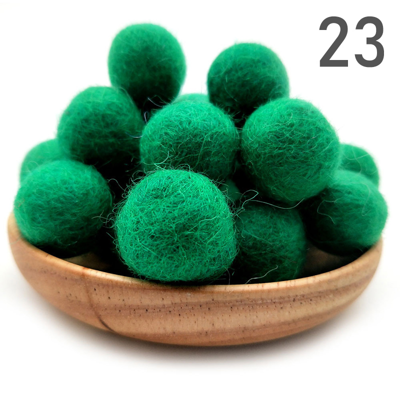 10/30pcs 2cm Wool Felt Balls R - Kids Toys In Wholesale ulasan dan harga