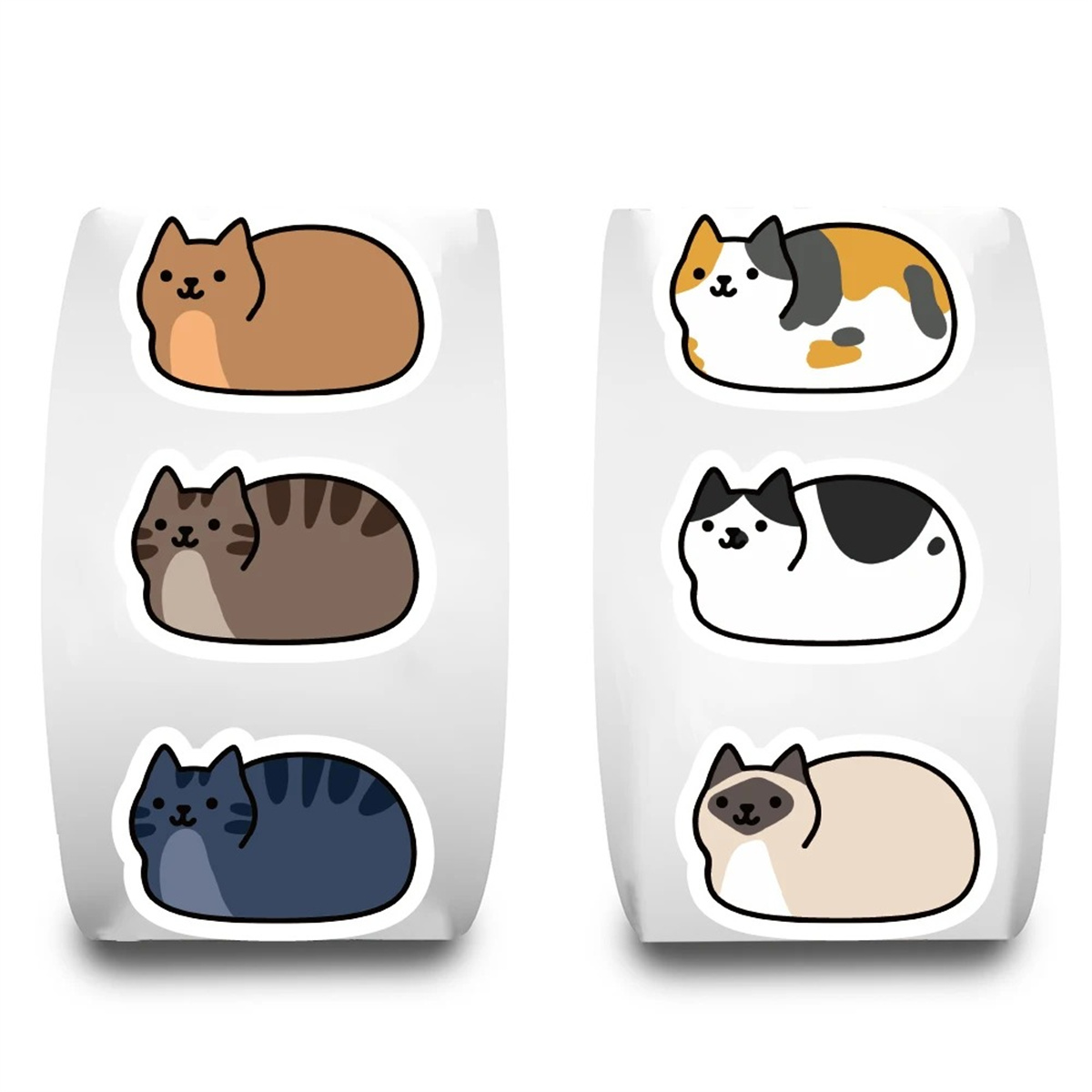 500PCS Cartoon Cat Stickers Dl - Kids Toys Names ulasan dan harga