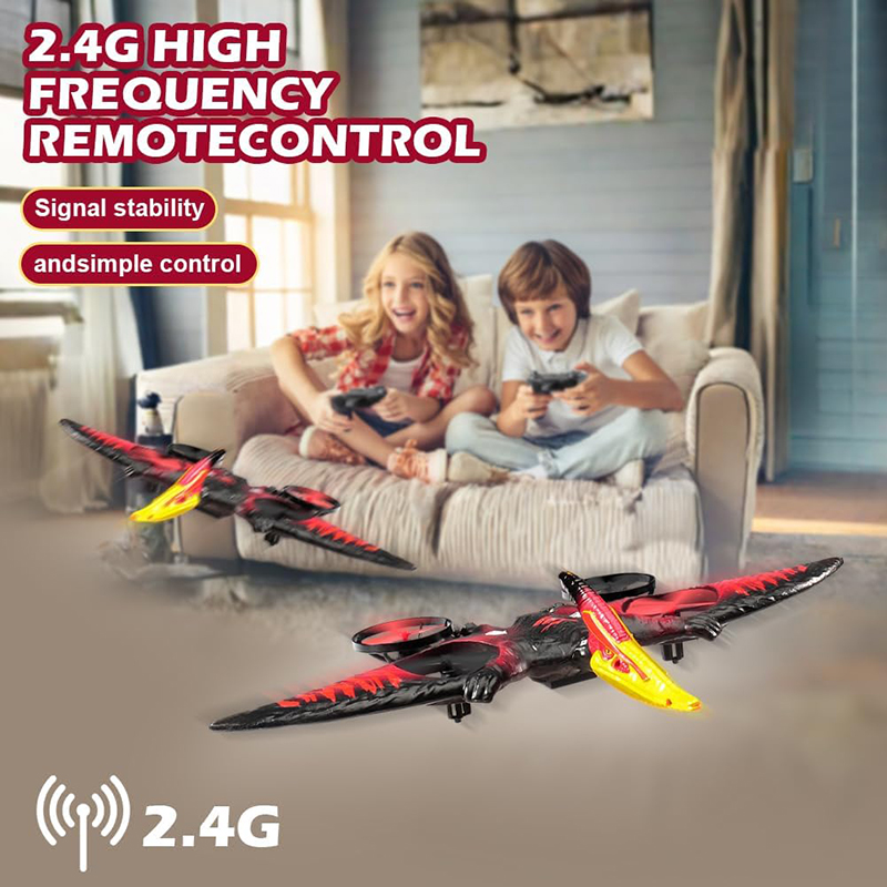 RC Plane Pterosaur 2.4G 6-Axis - Kids Toys Under £5 ulasan dan harga