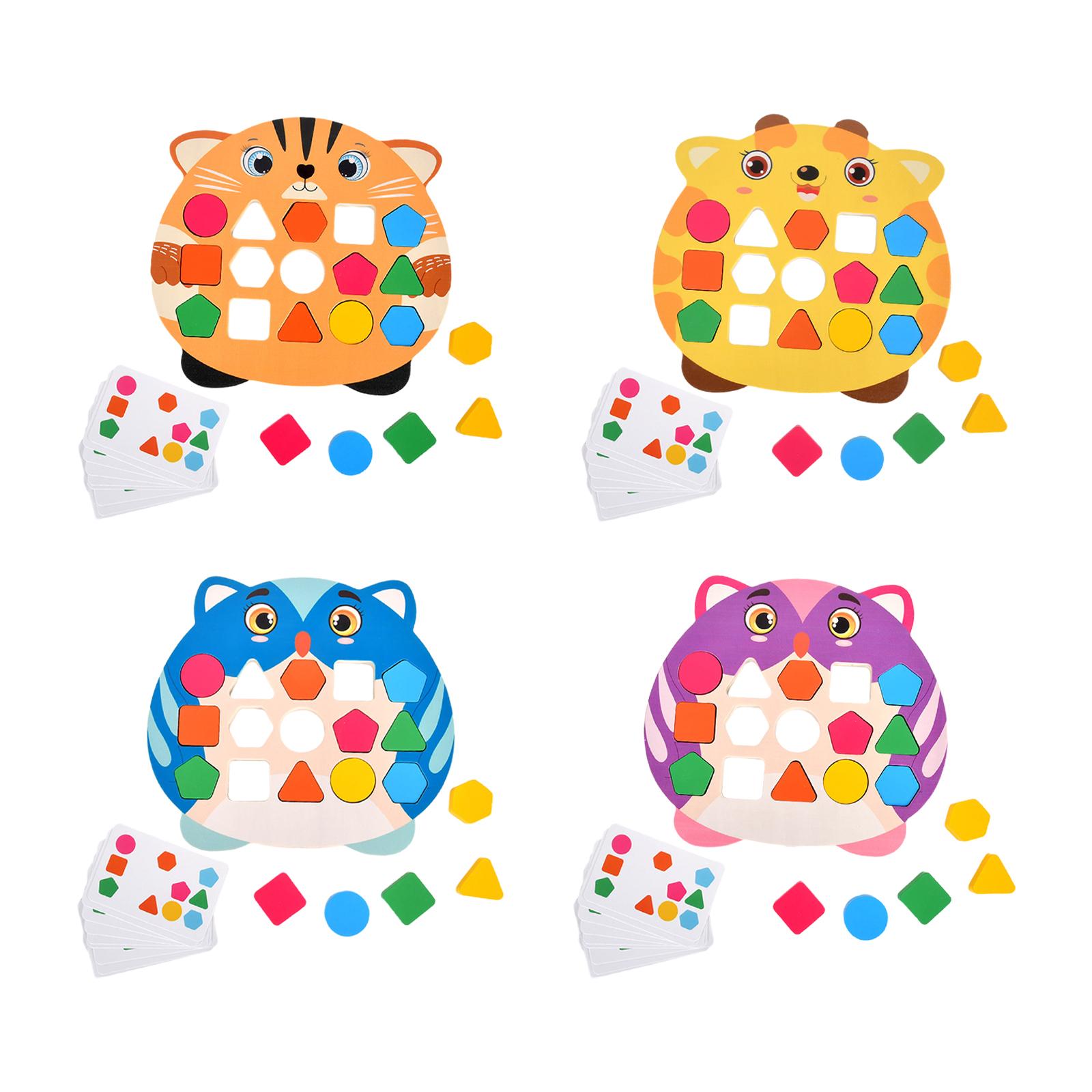 Shape Matching Game Activity T - Kids Toys Under £5 ulasan dan harga