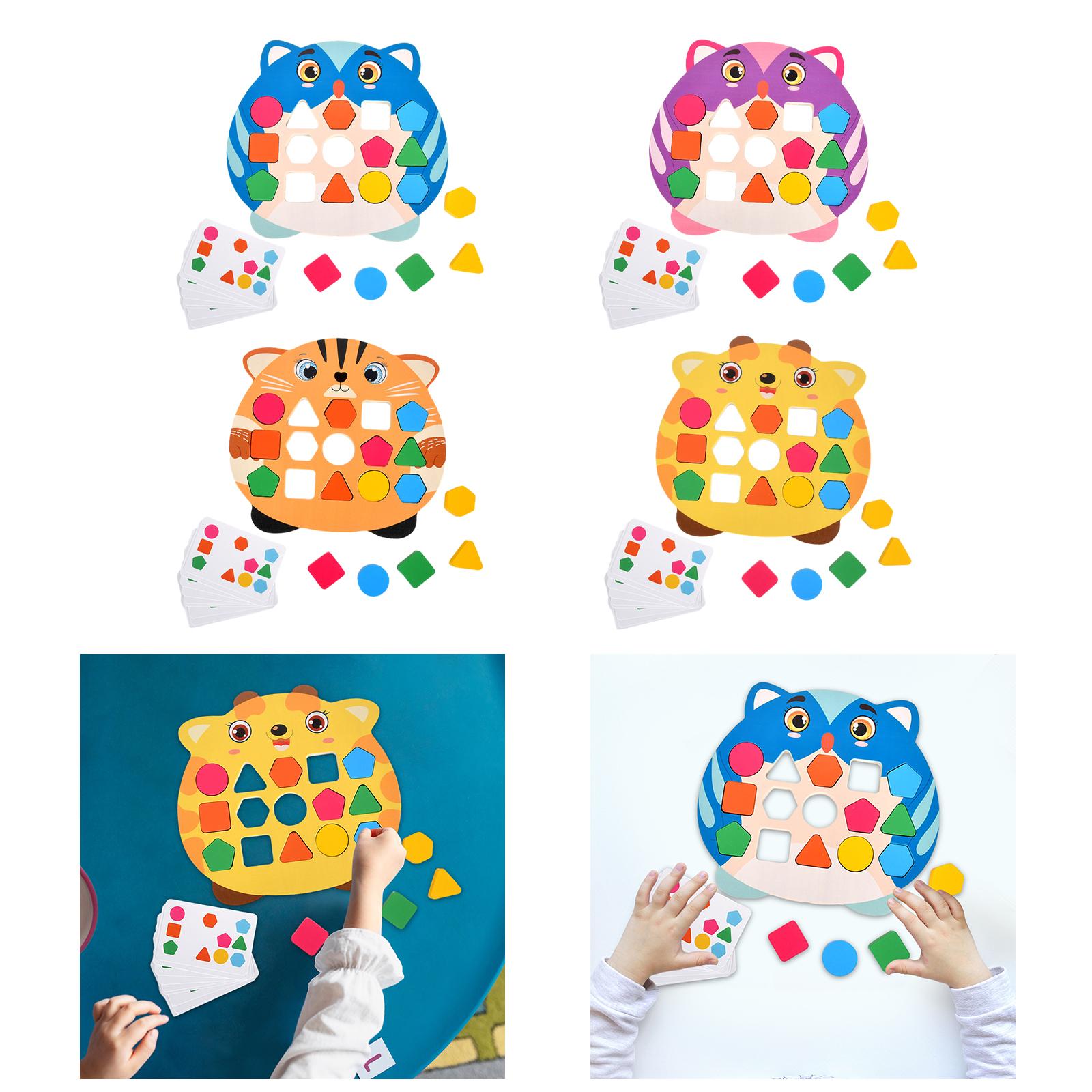 Shape Matching Game Activity T - Kids Toys Under £5 ulasan dan harga