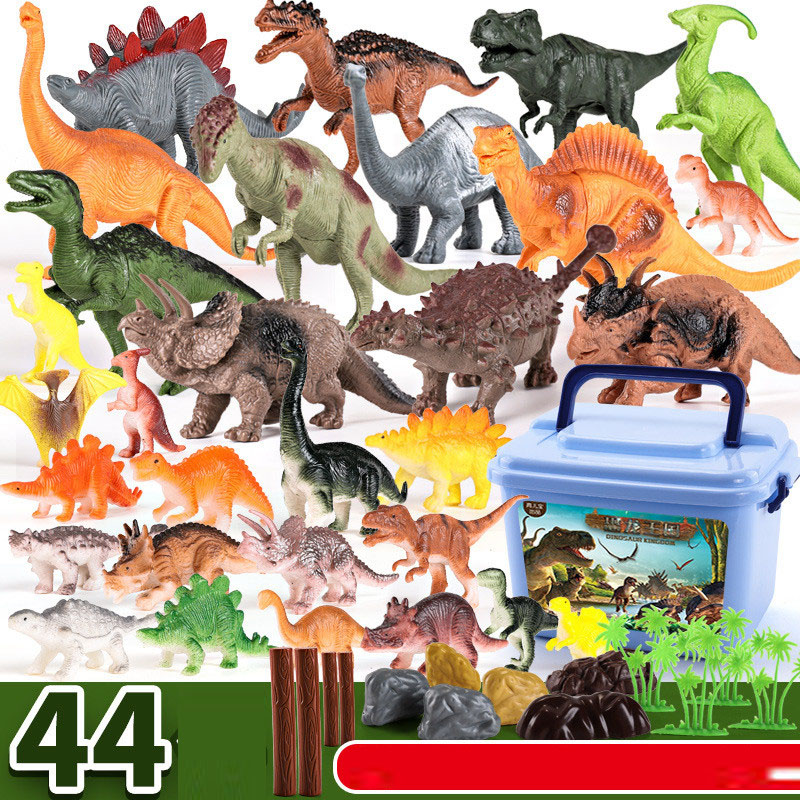 44Pcs Jurassic Dinosaurs Set S - Kids Toys Under 100 ulasan dan harga