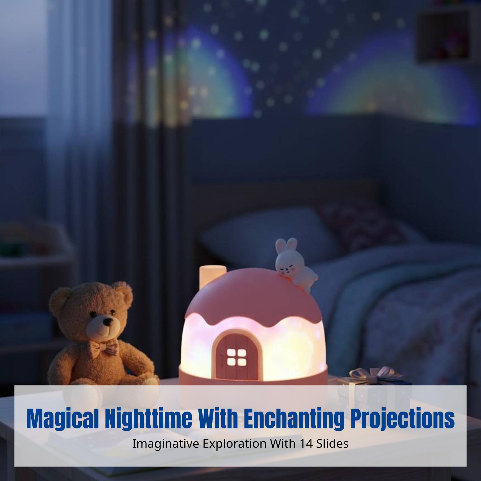Cartoon Bunny Star Projector,  - Kids & Toys Expo Saudi Arabia ulasan dan harga
