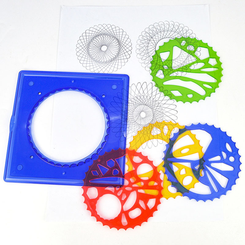 5 in 1 Spiral Art Gear Geometr - Kids Toys Under £5 ulasan dan harga