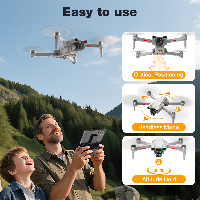NEW Hot L017 Pro Drone Brushle - Kids Toys Drone ulasan dan harga