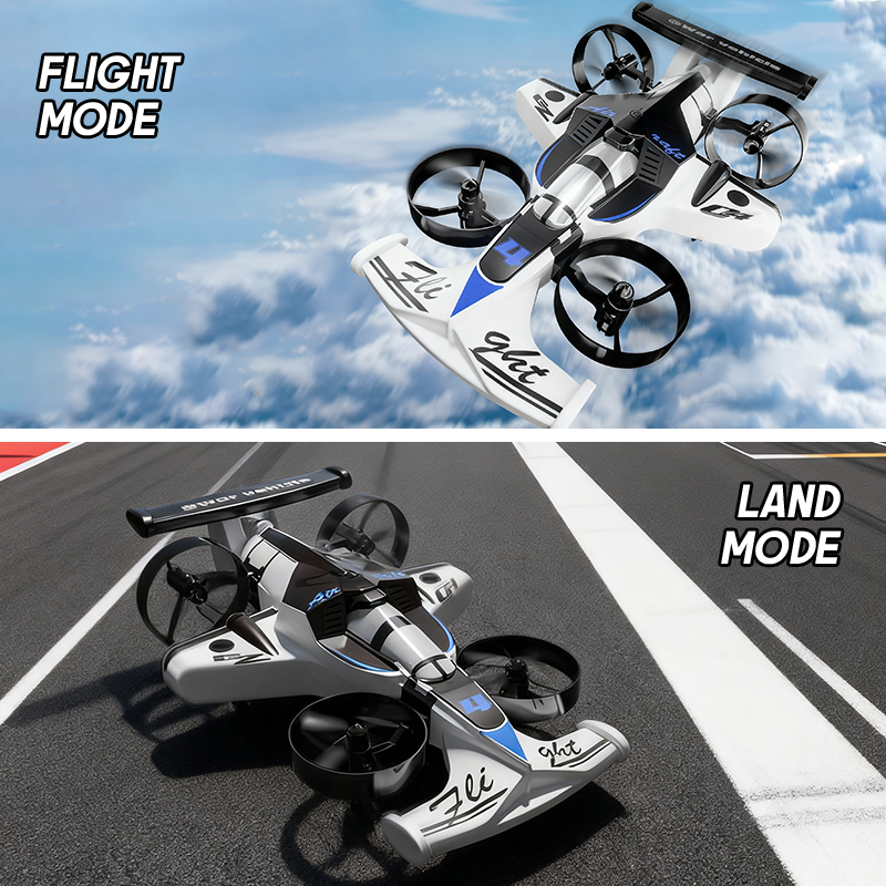 2in1 Mini Drone Air-Ground Fly - Kids Toys Drone ulasan dan harga
