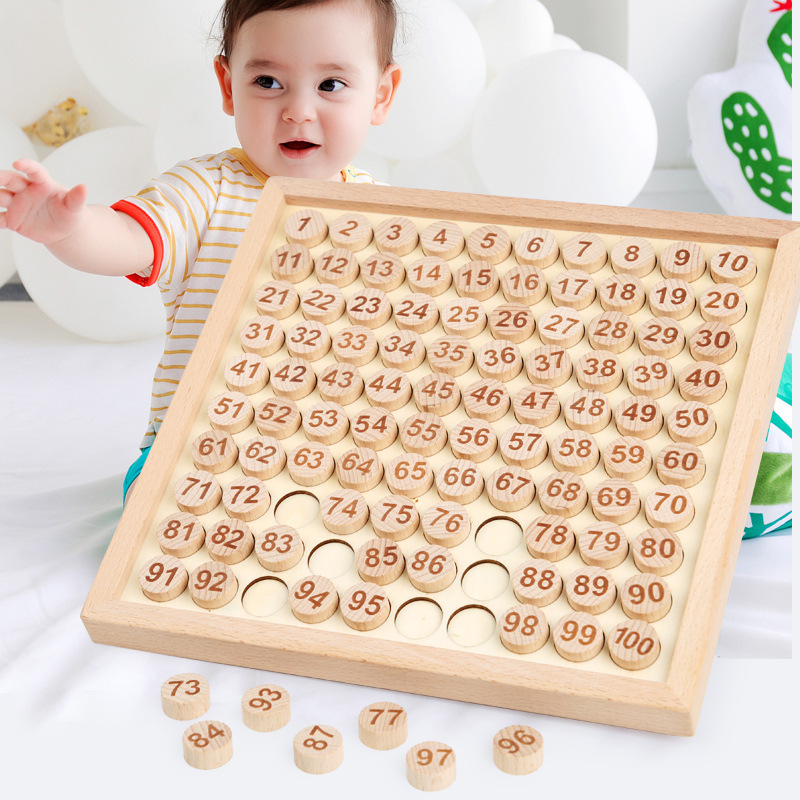 100 Counting Board Montessori  - Kids Toys Under 100 ulasan dan harga