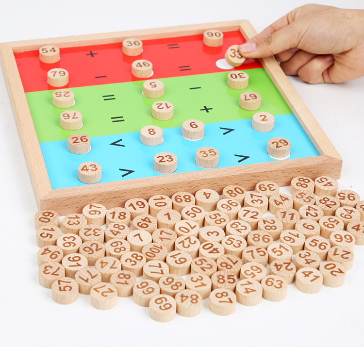 100 Counting Board Montessori  - Kids Toys Under 100 ulasan dan harga