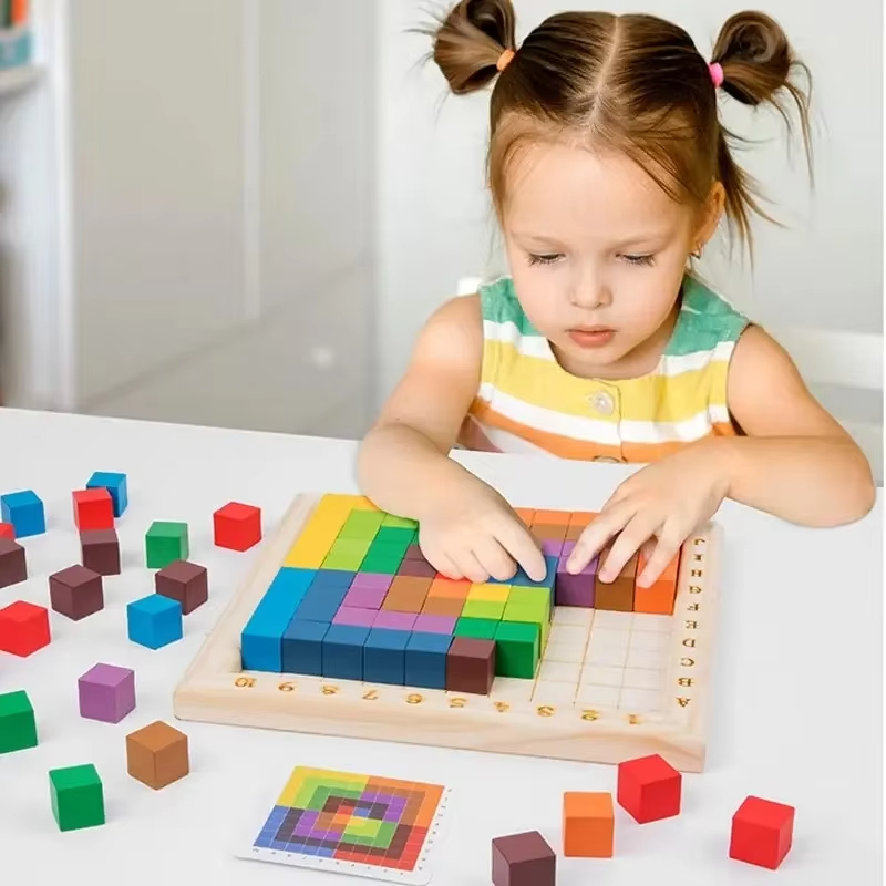 Montessori Color Counting Buil - Kids Toys Under 100 ulasan dan harga