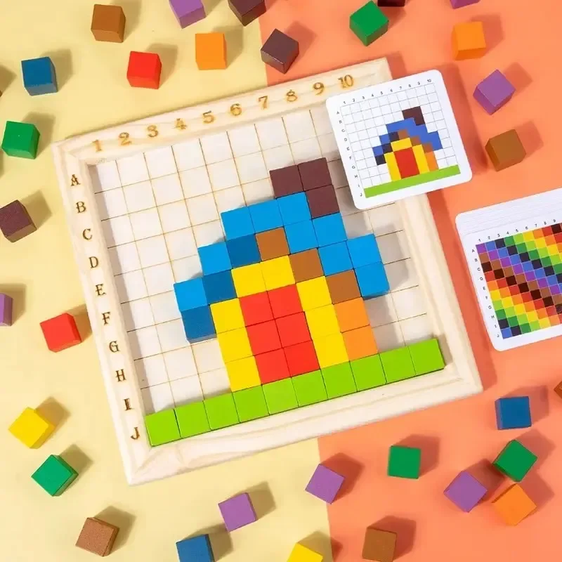 Montessori Color Counting Buil - Kids Toys Under 100 ulasan dan harga
