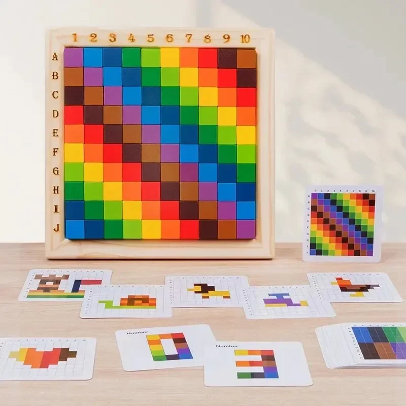 Montessori Color Counting Buil - Kids Toys Under 100 ulasan dan harga