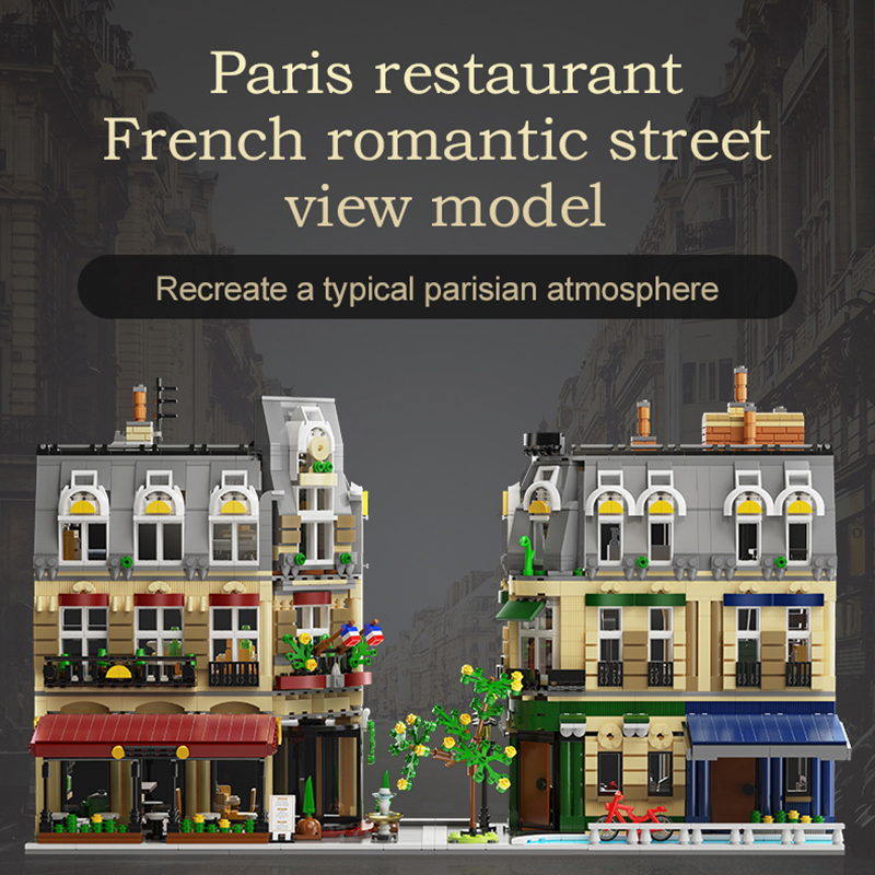 3230Pcs Cada City Paris Restau - Kids Toys Paris ulasan dan harga