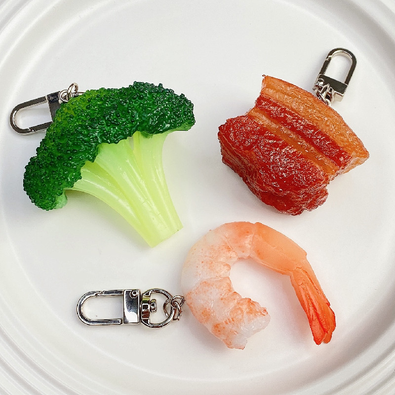 Simulation Food Keychain Brais - Kids Toys In Wholesale ulasan dan harga