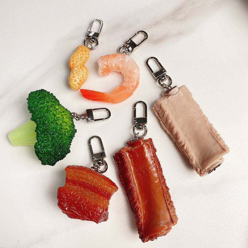 Simulation Food Keychain Brais - Kids Toys In Wholesale ulasan dan harga